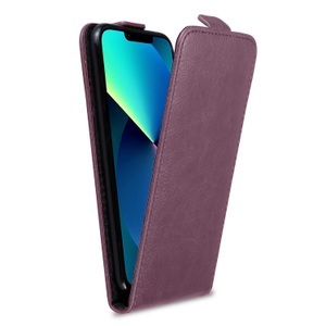 Cadorabo, Hülle kompatibel mit Apple iPhone 13 - Schutzhülle im Flip Design aus glattem Kunstleder, Cadorabo - Hülle kompatibel mit Apple iPhone 13 Schutzhülle im Flip Design aus glattem Kunstleder, Lila