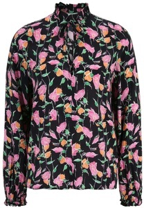TAMARIS, Blusen Anniston Aop Damen Schwarz 42, 