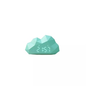 MOB, MOB - Wecker CLOUDY - Kunststoff - türkis - 12/4/6.5 cm