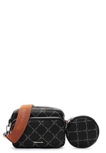 TAMARIS, Umhängetasche Anastasia Damen Schwarz ONE SIZE, Tamaris Umhängetasche »Anastasia Classic«, mit kleiner Münztasche