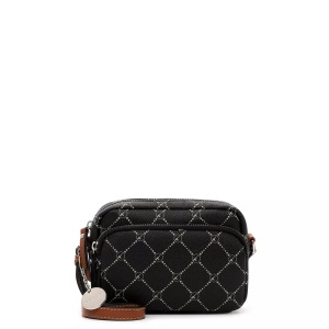 TAMARIS, Umhängetasche Anastasia Damen Schwarz ONE SIZE, Tamaris Umhängetasche »Anastasia Classic«, mit kleiner Münztasche