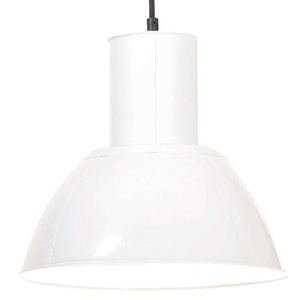 vidaXL, vidaXL Hängelampe 25 W Weiß Rund 28,5 cm E27, vidaXL Hängelampe 25 W Weiß Rund 28,5 cm E27
