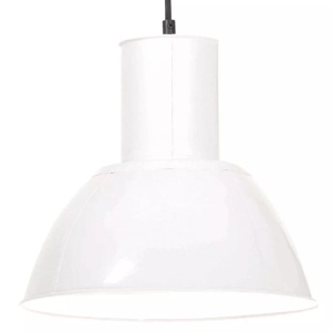 vidaXL, vidaXL Hängelampe 25 W Weiß Rund 28,5 cm E27, vidaXL Hängelampe 25 W Weiß Rund 28,5 cm E27