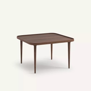 AM.PM, Flacher Tisch Magosia, Nussbaum massiv, grosses Modell, AM.PM - Couchtisch Magosia, One Size, Braun