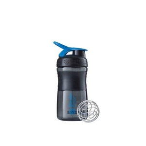 Blender Bottle, 20oz / 590ml BlenderBottle SportMixer Flip, Black/Cyan, Blender Bottle Shaker & Trinkflasche SportMixer Flip 590 ml, Black/Cyan