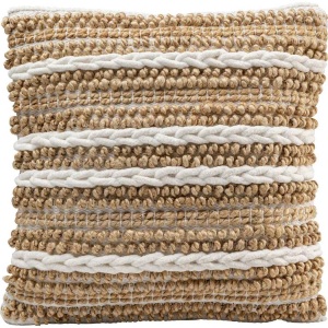 Kare Design, Kissen Loop beige 45x45, KARE Design - Kissen Loop 45x45, One Size, Beige