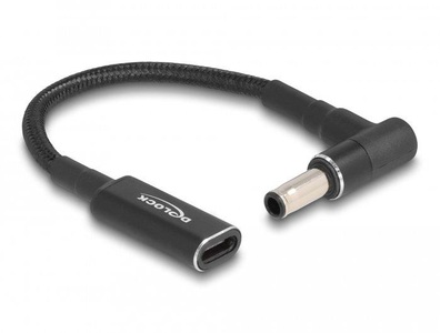Delock, Delock Ladekabel USB-C zu Samsung 5.5 x 3 mm 90° gewinkelt, 15 cm, Delock Ladekabel USB-C zu Samsung 5.5 x 3 mm 90° gewinkelt, 15 cm