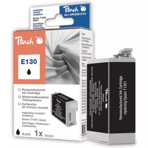 Peach, Peach Tintenpatrone schwarz kompatibel zu Epson T1301, Peach Tinte Epson T1301 Black
