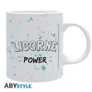 AbyStyle, ABYstyle - Becher - Hase - Einhorn - Subli - 12 cm - 320 ml, Abystyle - Becher Subli Raving Rabbids Licorne power, 32 cl, Weiss