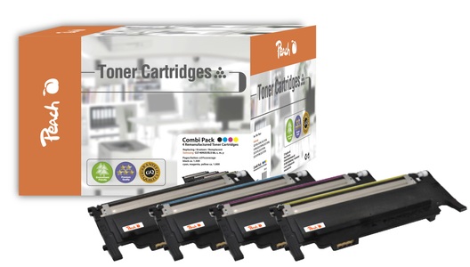 Peach, Peach Spar Pack Tonermodule kompatibel zu Samsung CLT-4092, Peach S4092 4 Toner (bk, c/m/y) ersetzt Samsung CLT-P4092C/ELS, SU392A für z.B. Samsung CLP -310, Samsung CLP -310 N, Samsung CLP -315