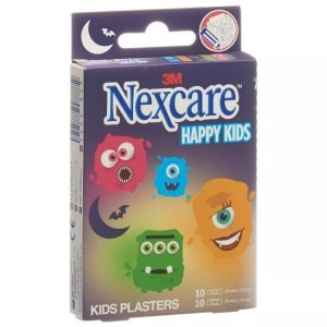 3m, 3M Kinderpflaster Happy Kids Monsters (20 Stück), 3M Nexcare Kinderpflaster Happy Kids Monsters (20 Stk)