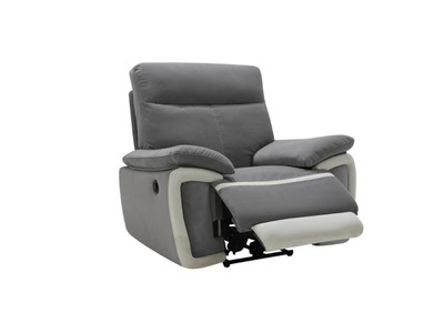 Vente-unique, Relaxsessel Fernsehsessel elektrisch METTI Samt Relaxsessel Fernsehsessel elektrisch METTI Samt, 