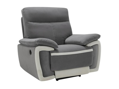Vente-unique, Relaxsessel Fernsehsessel elektrisch METTI Samt Relaxsessel Fernsehsessel elektrisch METTI Samt, 