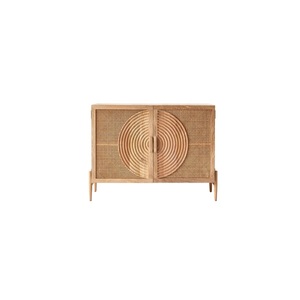 Tikamoon, Sideboard aus massivem Mangoholz und Rattan 115 cm Sina Sideboard aus massivem Mangoholz und Rattan 115 cm Sina, Tikamoon - Sideboard aus massivem Mangoholz und Rattan 115 cm Sina, One Size, Zimt
