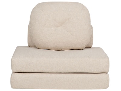 Beliani, Schlafcouch aus Polyester Modern OLDEN Schlafcouch aus Polyester Modern OLDEN, Beliani - Schlafsofa aus Polyester Modern OLDEN, One Size, Baumnuss