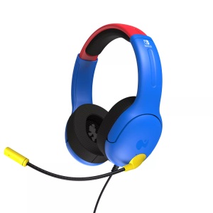 Pdp, PDP Airlite Mario - Gaming Headset (Blau, Rot), pdp Airlite Wired Headset NSW, Mario Nintendo Switch Zb ? Gaming Headset/Gaming Kopfhörer