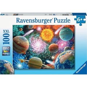 Ravensburger, Kinderpuzzle Sterne und Planeten, Puzzle STERNE UND PLANETEN 100-teilig