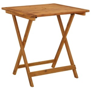 Diverse Hardware, Klappbarer Gartentisch 70 x 70 x 75 cm Massivholz Akazie
