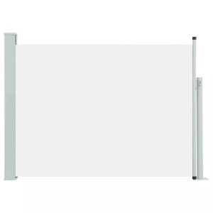 vidaXL, vidaXL Ausziehbare Seitenmarkise 100×500 cm Creme, vidaXL Ausziehbare Seitenmarkise 100×500 cm Creme