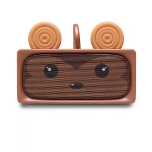 MOBILITY ON BOARD, Mobility on Board Bluetooth-Lautsprecher entzückende Affe Wireless Mikrofon 6H MOB braun, MOB - MB-EA-02 Affe Design, Braun