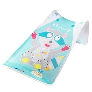 BADABULLE, BADABULLE Badesitz Waschbär, BADABULLE Baby-Badewannenliege blau/weiss