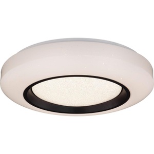 mutoni light, Deckenleuchte Gello Metall weiss 1xLED, LED-Deckenlampe Gello CCT Fernbedienung, Ø 50 cm