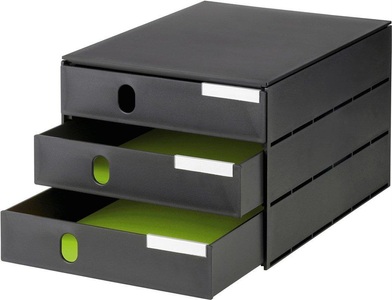 styro, Styro Schubladenelement styroval pro, Styro Schubladenbox styroval pro 49 mm 3 Schubladen