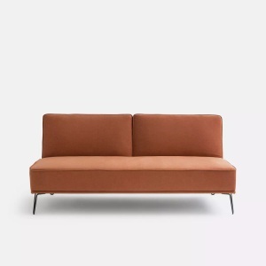 LA REDOUTE INTERIEURS, Schlafsofa mit Polyesterbezug VEES, La Redoute Intérieurs - Schlafsofa Vees, 3P, Braun