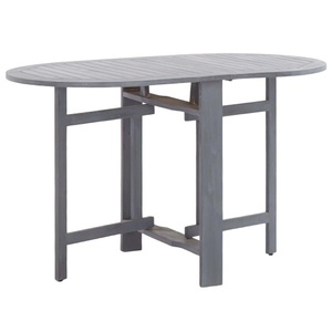 Diverse Hardware, Klappbarer Gartentisch Grau 120 x 70 x 74 cm Akazienholz Massiv, vidaXL Gartentisch Grau 120x70x74 cm Massivholz Akazie
