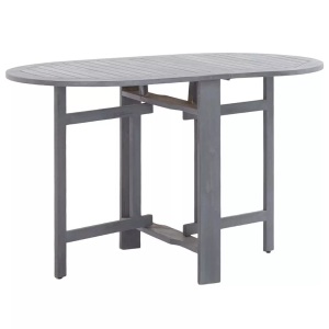 Diverse Hardware, Klappbarer Gartentisch Grau 120 x 70 x 74 cm Akazienholz Massiv, vidaXL Gartentisch Grau 120x70x74 cm Massivholz Akazie