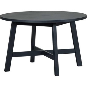 mutoni living, Esstisch Benson rund Kiefer schwarz 120x120, 