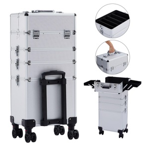 Arebos, Kosmetikkoffer Xl | Schminkkoffer | Beauty Organizer | Nagellack-koffer Unisex  ONE SIZE