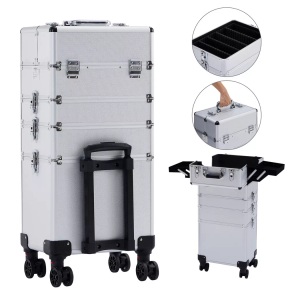 Arebos, Kosmetikkoffer Xl | Schminkkoffer | Beauty Organizer | Nagellack-koffer Unisex  ONE SIZE