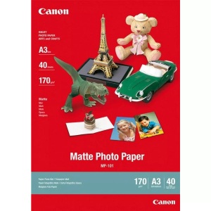 Canon, Canon Mp101 A3 Fotopapier, Canon Foto Papier, A3, 170g, matt, MP101, 7981A008, (40 Blatt)