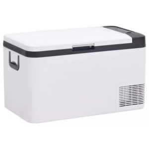vidaXL, vidaXL Kühlbox mit Tragegriff Schwarz und Weiß 18L PP & PE, vidaXL Kühlbox mit Tragegriff Schwarz und Weiß 18L PP & PE