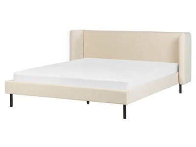 Beliani, Bett mit Lattenrost aus Samtstoff Klassisch ARETTE Bett mit Lattenrost aus Samtstoff Klassisch ARETTE