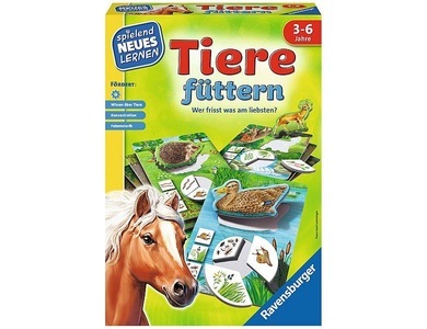 Ravensburger, Ravensburger Spielen und Lernen Tiere füttern, Spielend Erstes Lernen ? Tiere füttern
