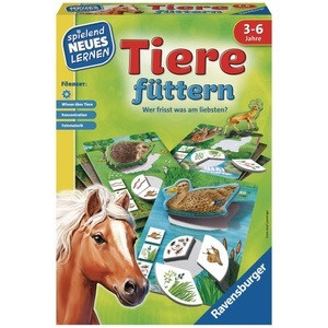 Ravensburger, Ravensburger Spielen und Lernen Tiere füttern, Spielend Erstes Lernen ? Tiere füttern