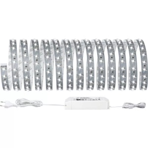 Paulmann, Paulmann MaxLED 500 70605 LED-Streifen-Basisset EEK: LED (A++ - E) mit Stecker 24 V 500 cm Tageslicht-Weiß, Paulmann LED-Streifen »MaxLED 500 6500«, 360 St.-flammig