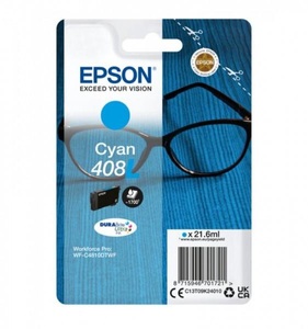 Epson, Epson 408 - Cyan - original - Tintenpatrone, EPSON Tintenpatrone 408XL cyan T09K24010 WF-C4810DTWF 1700 Seiten