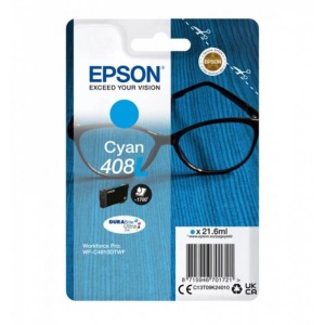Epson, Epson 408 - Cyan - original - Tintenpatrone, EPSON Tintenpatrone 408XL cyan T09K24010 WF-C4810DTWF 1700 Seiten