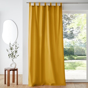 LA REDOUTE INTERIEURS, Vorhang Mit Schlaufen Scenario Unisex Gelb 135x220cm, La Redoute Intérieurs - Vorhang mit Schlaufen Scenario, 135x220cm, Gelb