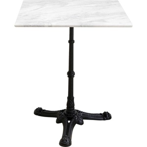 Kare Design, Bistrotisch Kaffeehaus Square weiss 60x60, Bistrotisch Kaffeehaus Square weiss 60x60