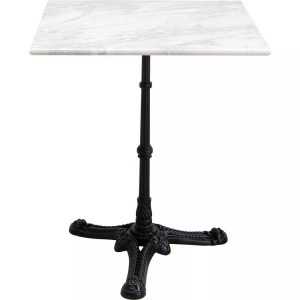 Kare Design, Bistrotisch Kaffeehaus Square weiss 60x60, Bistrotisch Kaffeehaus Square weiss 60x60