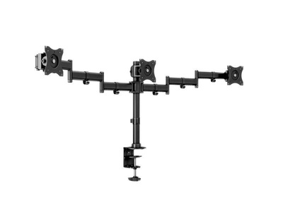 MULTIBRACKETS, Multibrackets Basic Triple - Monitorhalter (Schwarz), Multibrackets Tischhalterung Basic Triple bis 24 kg ? Schwarz