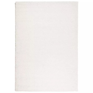 vidaXL, vidaXL Teppich Shaggy Hochflor Modern Creme 140x200 cm
