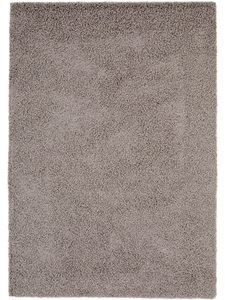 Benuta, Hochflorteppich Swirls Grau Hochflorteppich Swirls Grau, 