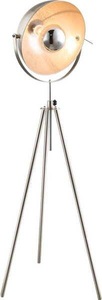Globo, GLOBO NOSY Stehleuchte nickel matt, nickel matt silber metallic, Schirm schwenkbar, Ka, 