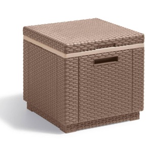 Allibert, AlliBERT Hocker Ice Cube cappuccino, Allibert Sitzgruppe »Ice Cube cappuccino«, Hocker