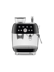 SMEG, Smeg 50's Style Egf03Bleu schwarz Siebträgermaschine, Smeg EGF03BLEU 50's Style Espressomaschine Schwarz